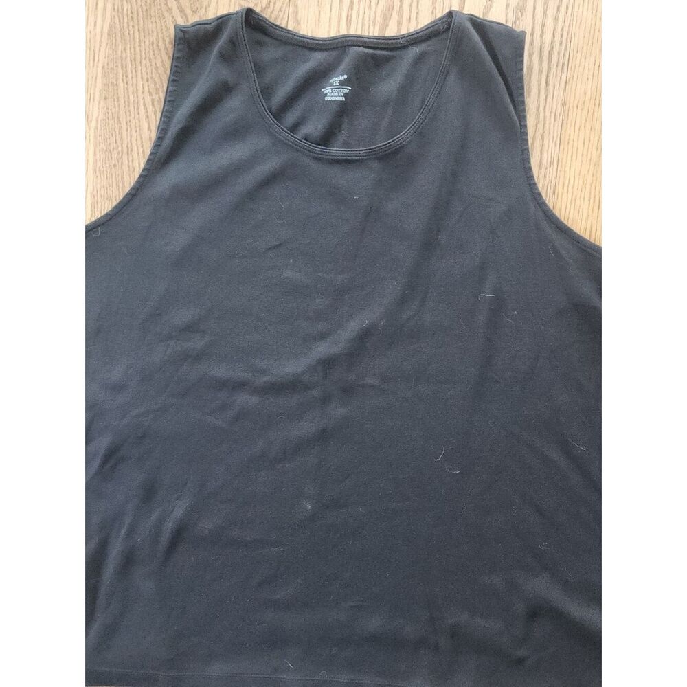 CJ Banks womens Black Sleeveless Tank Top NWOT